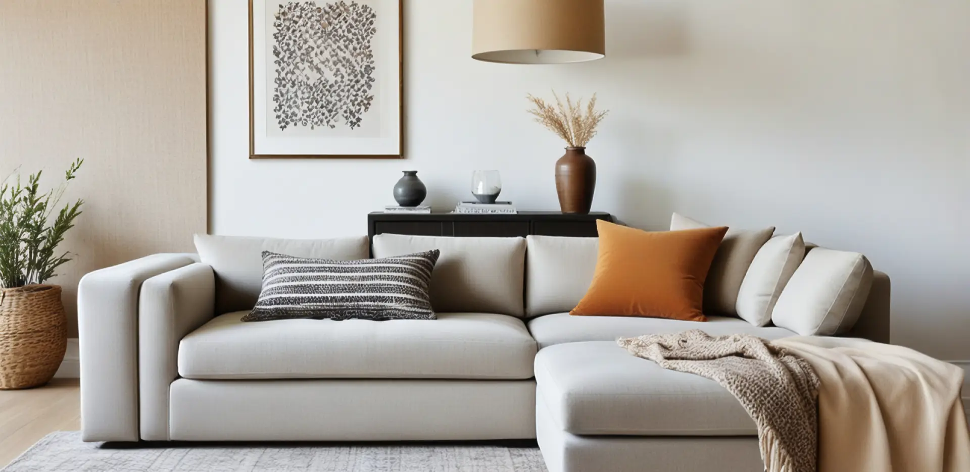 ValenStay — salon moderne et chaleureux